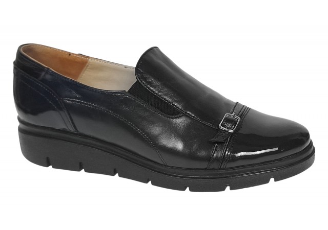 Oferta marimea 38 Pantofi dama casual din piele naturala bleumarian - LP103BLMLAC